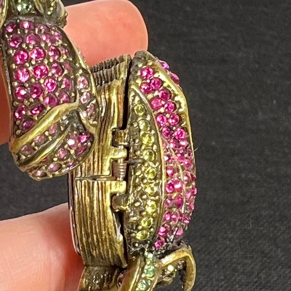 Heidi Daus Watch Tulip Flower Pink Bracelet with Crystals - Works - Picture 9 of 13